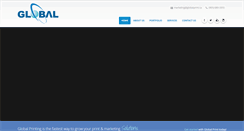 Desktop Screenshot of globalprint.ca